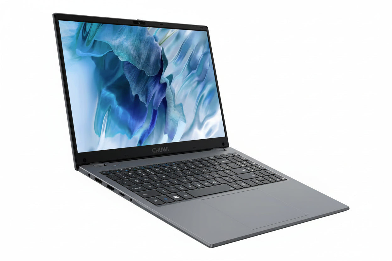 Chuwi Gemibook Plus N150 | Intel Processor N150 | 16GB LPDDR5| 512GB M.2 SSD| 15.6" IPS FHD 1920x1080| Intel UHD | 2.0MP Camera | WiFi 6, BT 5.2 | Windows 11 Home | FREE: Laptop Bag | MS OFFICE 2019 PRO (claiming)