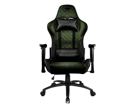 COUGAR ARMOR ONE X GAMING CHAIR STEEL BASE/2D GREEN