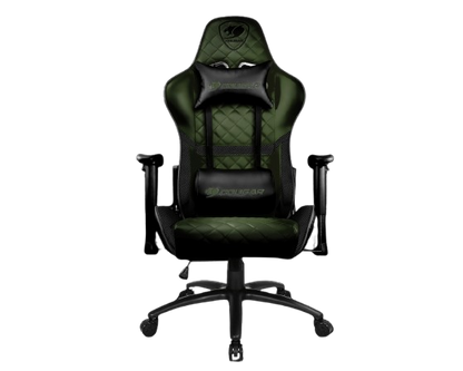 COUGAR ARMOR ONE X GAMING CHAIR STEEL BASE/2D GREEN