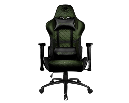 COUGAR ARMOR ONE X GAMING CHAIR STEEL BASE/2D GREEN