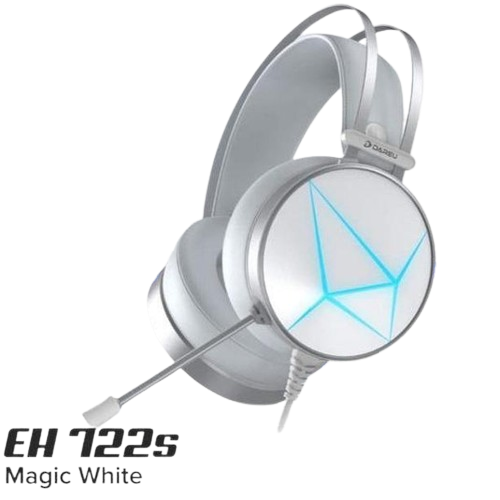 DAREU HEADSET EH722S MAGIC WHITE/SILVER
