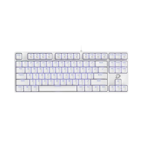 DAREU EK87 WHITE MECHANICAL BLUE SWITCH KEYBOARD