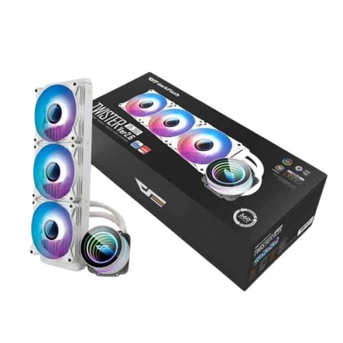 DARKFLASH (DX360 V2.6) AIO/ RGB LIQUID COOLER WHITE