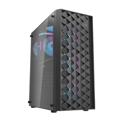 DARKFLASH DK351 W/ 4PCS ARGB FANS BLACK