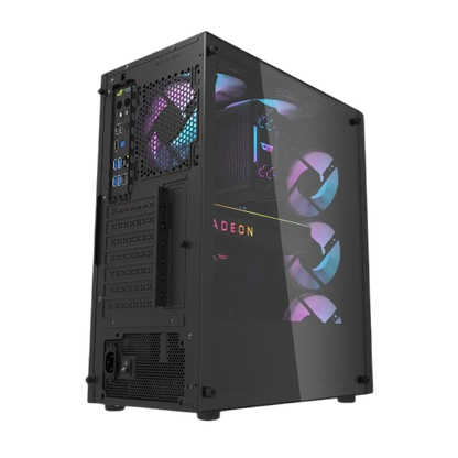 DARKFLASH DK351 W/ 4PCS ARGB FANS BLACK