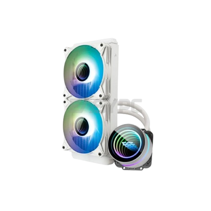 DARKFLASH (DX240 V2.6) AIO/ARGB LIQUID COOLER WHITE