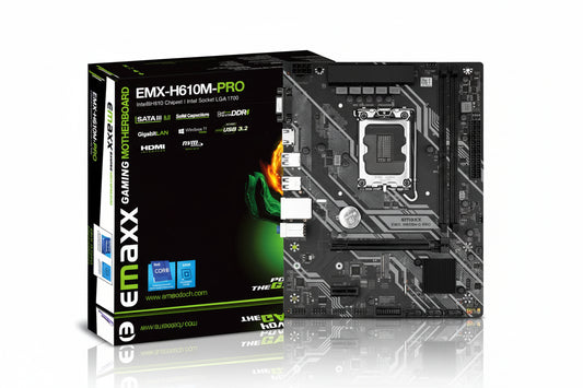 EMAXX EMX-H610M-PRO MATX MOTHERBOARD