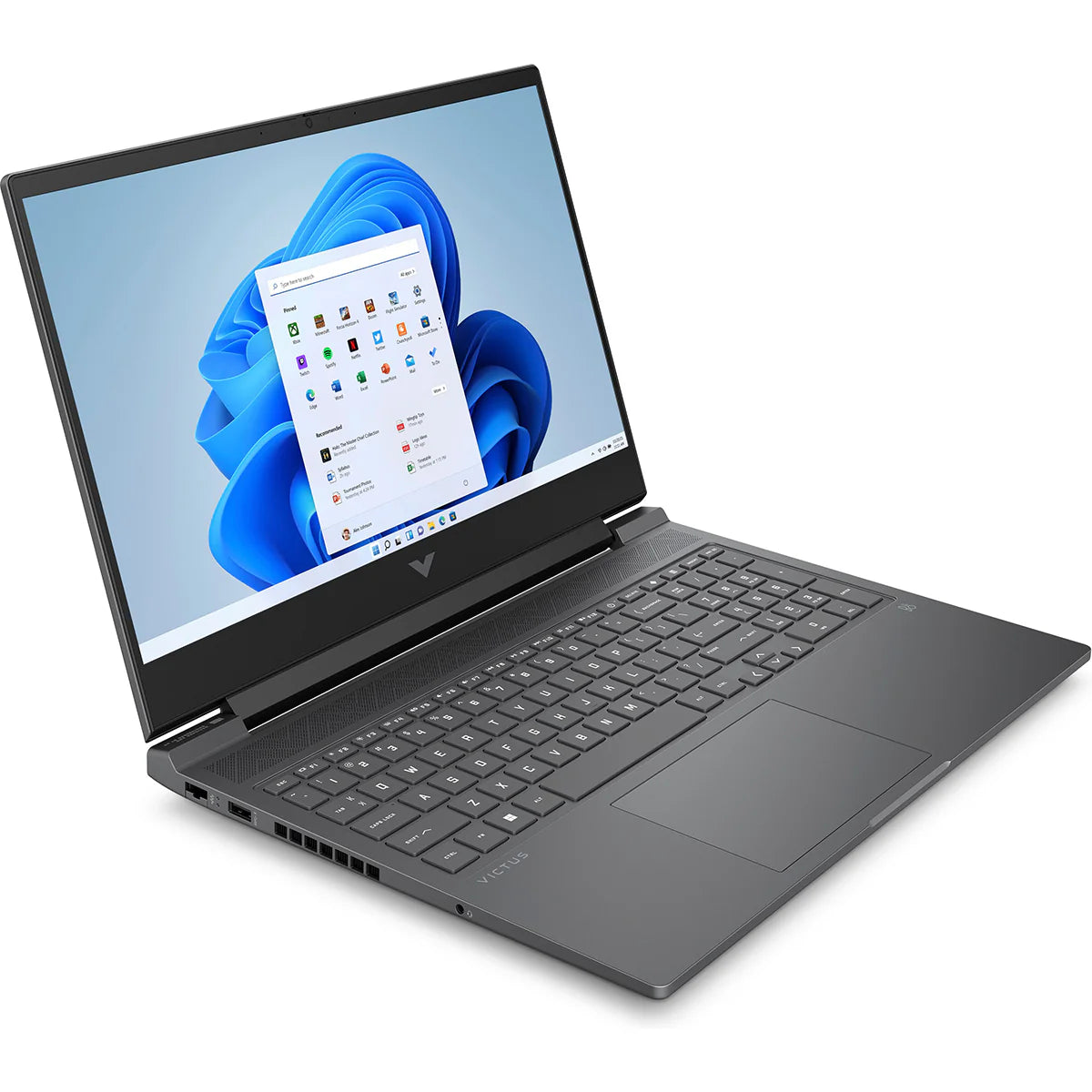 HP VICTUS 16-S0021AX Clampshell | Ryzen 5-7640HS | 16GB DDR5 2DM 5600 | 512GB PCIe Gen4 Value | RTX 4050 6GB VRAM | 16.1 FHD Antiglare IPS 250 nits 144Hz Narrow Border flat | W11 Home | MicaSilver | MS Office H&S