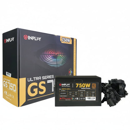 INPLAY GS750 ULTRA W | WHITE | 750W POWER SUPPLY | RGB 80PLUS BRONZE