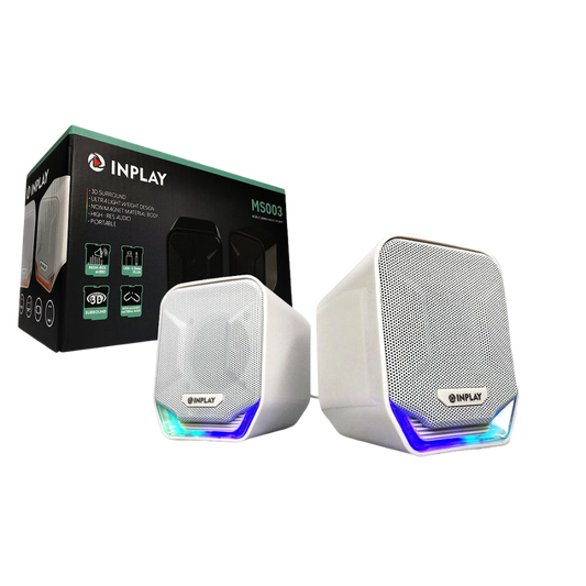 INPLAY MS003 MINI SPEAKER | WHITE RGB