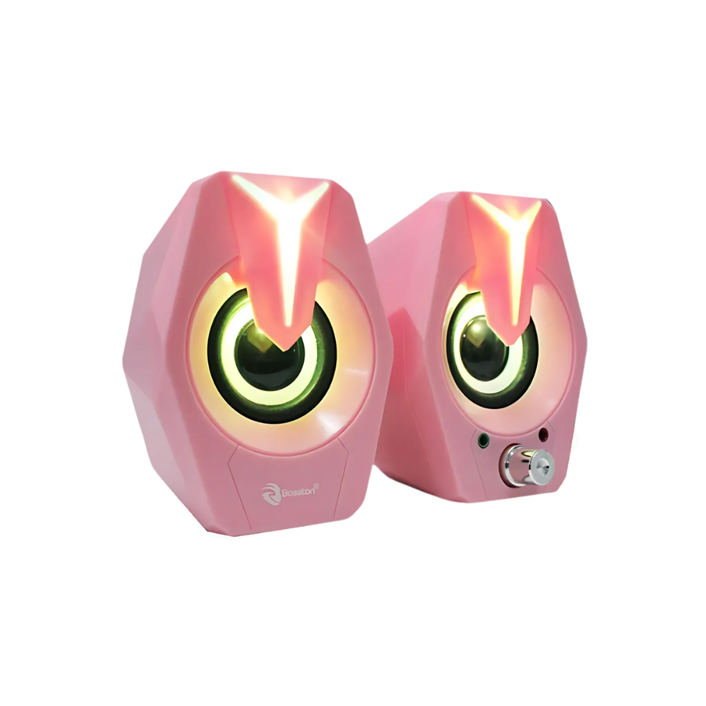BOSSTON SPEAKER RGB EK-010 PINK