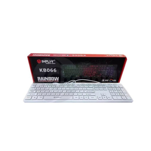 INPLAY KB066 WHITE SMOOTH TOUCH KEYBOARD