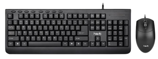 GAMENOTE HAVIT KB540CM WIRED KEYBOARD AND MSE ULTRA SLIM