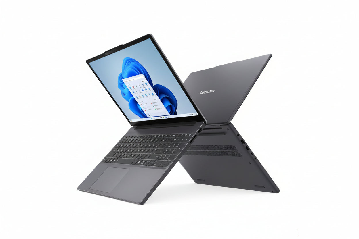 Lenovo IdeaPad Slim 3 15IRH10 83K100H5PH Laptop (Luna Grey) | 15.3" WUXGA (1920x1200) IPS | Core i5-13420H | 8GB RAM | 512GB SSD | Intel UHD Graphics | Windows 11 Home | MS Office Home 2024 + MS 365 Basic + Lenovo B210 Backpack