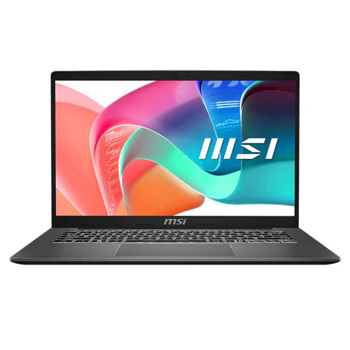 MSI MODERN F1MG-410PH | INTEL CORE 5 120U | 16GB DDR4 RAM | 512GB NVME | INTEL GRAPHICS | 14" FHD | SINGLE BACKLIT KB | WIFI | BT | MS WIN 11 HOME | MS OFFICE H&S 2021