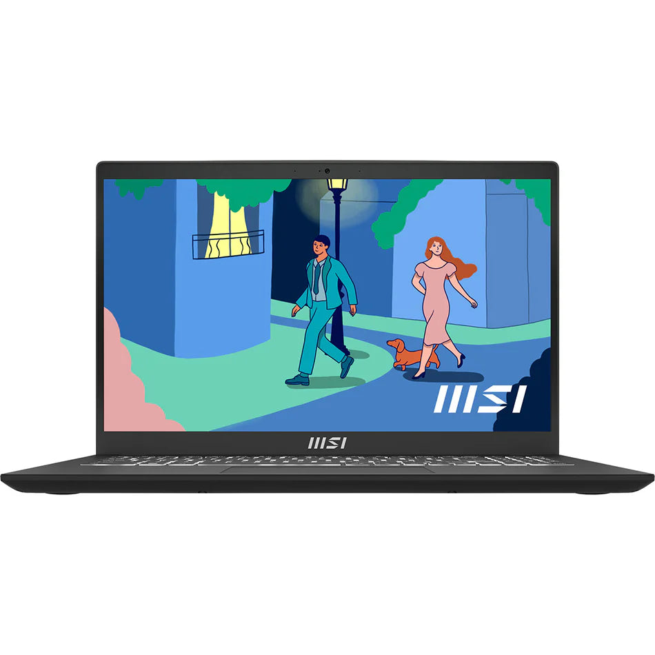 MSI Modern 15 B7M-430PH Laptop (Classic Black) | 15.6" FHD (1920x1080) IPS | Ryzen 5-7430U | 16GB RAM | 512GB SSD | AMD Radeon Graphics | Windows 11 Home | MSI Sleeve Bag GP