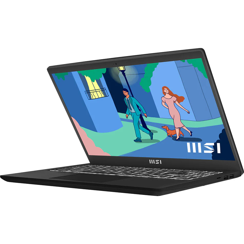 MSI Modern 15 B7M-430PH Laptop (Classic Black) | 15.6" FHD (1920x1080) IPS | Ryzen 5-7430U | 16GB RAM | 512GB SSD | AMD Radeon Graphics | Windows 11 Home | MSI Sleeve Bag GP