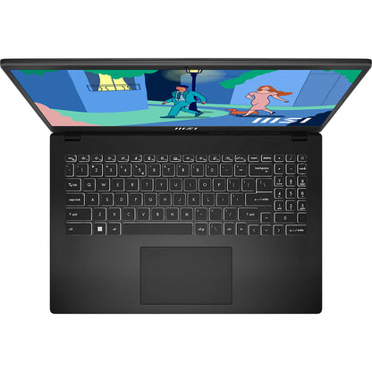 MSI Modern 15 B7M-430PH Laptop (Classic Black) | 15.6" FHD (1920x1080) IPS | Ryzen 5-7430U | 16GB RAM | 512GB SSD | AMD Radeon Graphics | Windows 11 Home | MSI Sleeve Bag GP