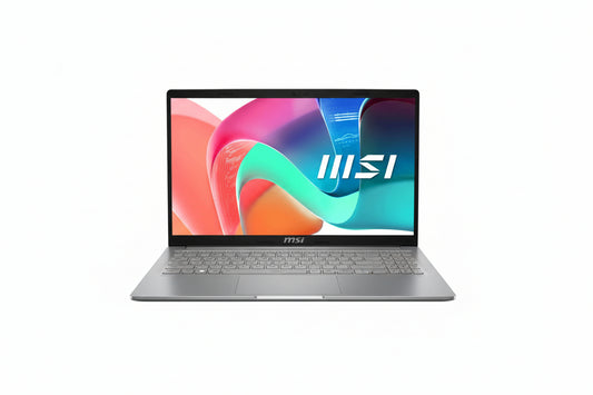 MSI Modern 15 F13MG-425PH Laptop (Platinum Gray) | 15.6" FHD (1920x1080) IPS | i5-1334U | 16GB RAM | 512GB SSD | Intel Iris Xe Graphics | Windows 11 Home | MS Office Home & Student 2021 + MSI Sleeve Bag GP