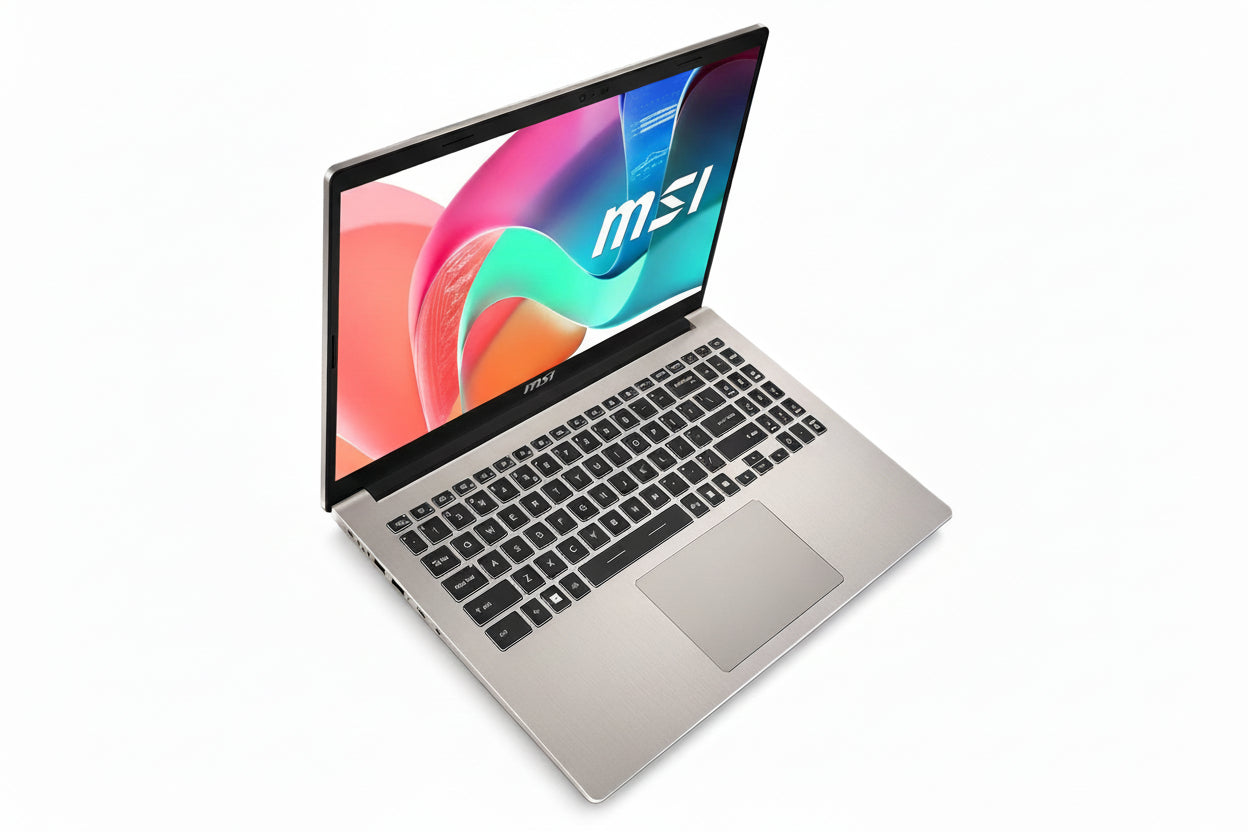 MSI Modern 15 F13MG-425PH Laptop (Platinum Gray) | 15.6" FHD (1920x1080) IPS | i5-1334U | 16GB RAM | 512GB SSD | Intel Iris Xe Graphics | Windows 11 Home | MS Office Home & Student 2021 + MSI Sleeve Bag GP