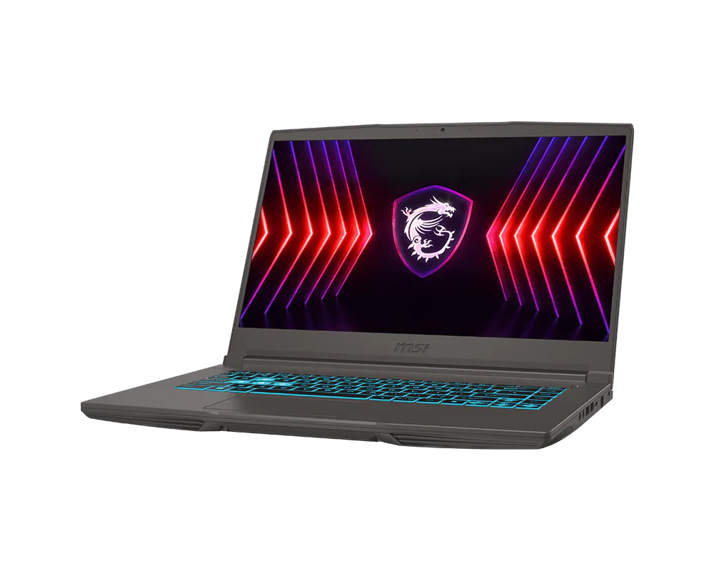MSI THIN 15 B13UCX-2232PH GAMING LAPTOP | 15.6″ FULL HD 144HZ IPS DISPLAY | INTEL CORE i7-13620H (10-CORES 16-THREADS) | 16GB DDR4 3200MHZ | 512GB M.2 PCIE SSD | NVIDIA RTX 2050 4G GDDR6 | W11 HOME