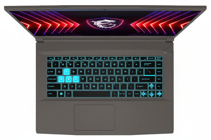 MSI Thin 15 B12UC-1435PH Gaming Laptop (Cosmos Gray) | 15.6" FHD (1920X1080) IPS 144HZ | i5-12450H | 16GB RAM | 512GB SSD | RTX 3050 | Windows 11 | MSI Essential Backpack