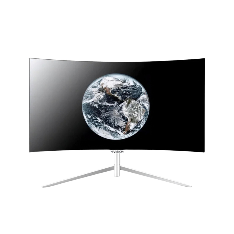 NVISION IN27GT-W 27" FHD CURVED WHITE GAMING MONITOR 180HZ