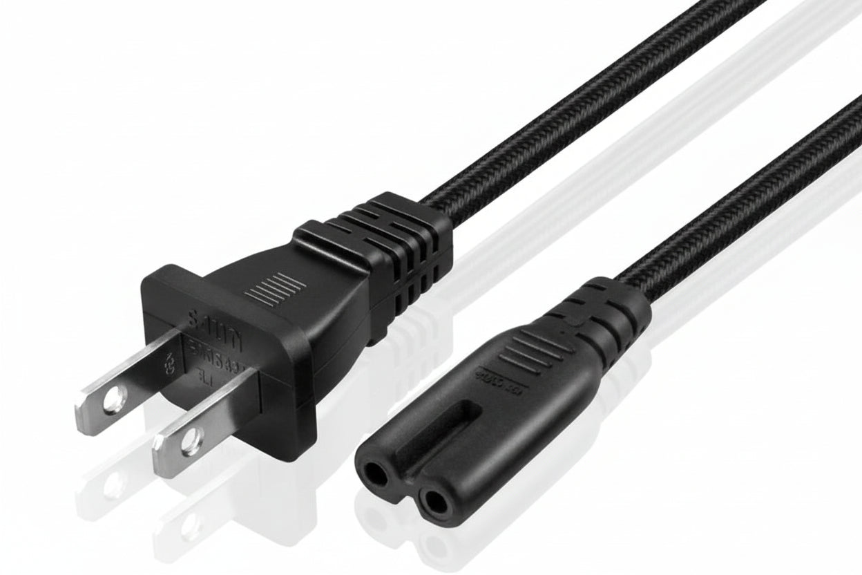 PRINTER POWER CORD 2 HOLE