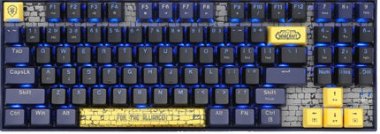 REDRAGON WORLD OF WARCRAFT YGM1 ALLIANCE WIRED MECHANICAL KEYBOARD BLUE