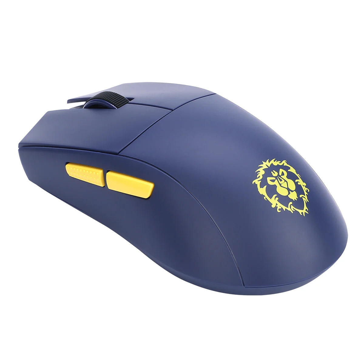 REDRAGON WORLD OF WARCRAFT YGK01 HORDE WIRED+2.4GHZ TRI-MODE ULTRA LIGHT-WEIGHT GAMING MOUSE BLUE