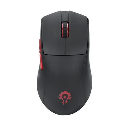 REDRAGON WORLD OF WARCRAFT YGK01 HORDE WIRED+2.4GHZ TRI-MODE ULTRA LIGHT-WEIGHT GAMING MOUSE RED