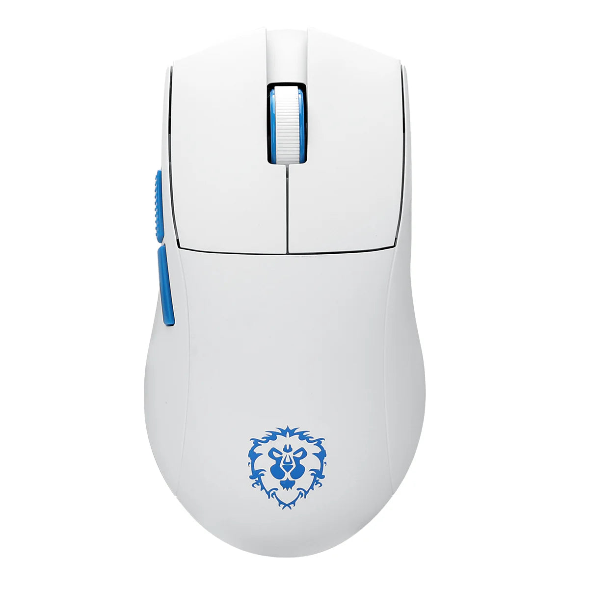 REDRAGON WORLD OF WARCRAFT YGK01 HORDE WIRED+2.4GHZ TRI-MODE ULTRA LIGHT-WEIGHT GAMING MOUSE WHITE