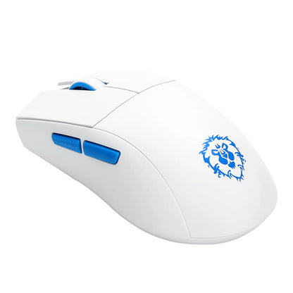 REDRAGON WORLD OF WARCRAFT YGK01 HORDE WIRED+2.4GHZ TRI-MODE ULTRA LIGHT-WEIGHT GAMING MOUSE WHITE