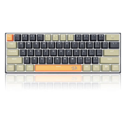 REDRAGON K606 LAKSHMI ORANGE/BK/GY BLACK BROWN SWITCH