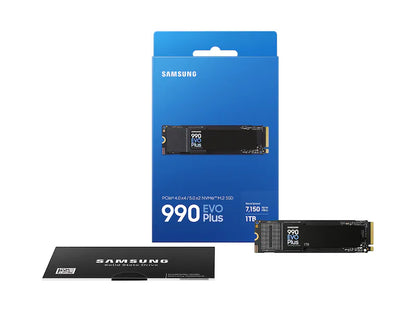 SAMSUNG MZ-V9S1TOBW 990 EVO PLUS 1TB M.2 2280 PCIe Gen4 x4 NVMe