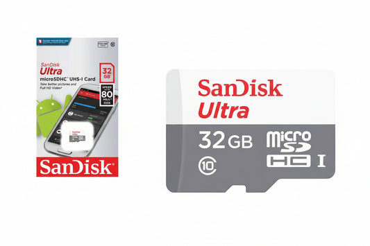 SANDISK 32GB ULTR UHS-I CLASS 10 80MB MICRO SD CARD (NO ADAPTER)