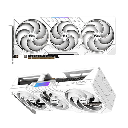 SAPPHIRE PURE AMD RADEON™ RX 9070 XT GAMING OC 16GB DUAL HDMI / DUAL DP LITE GRAPHICS CARD