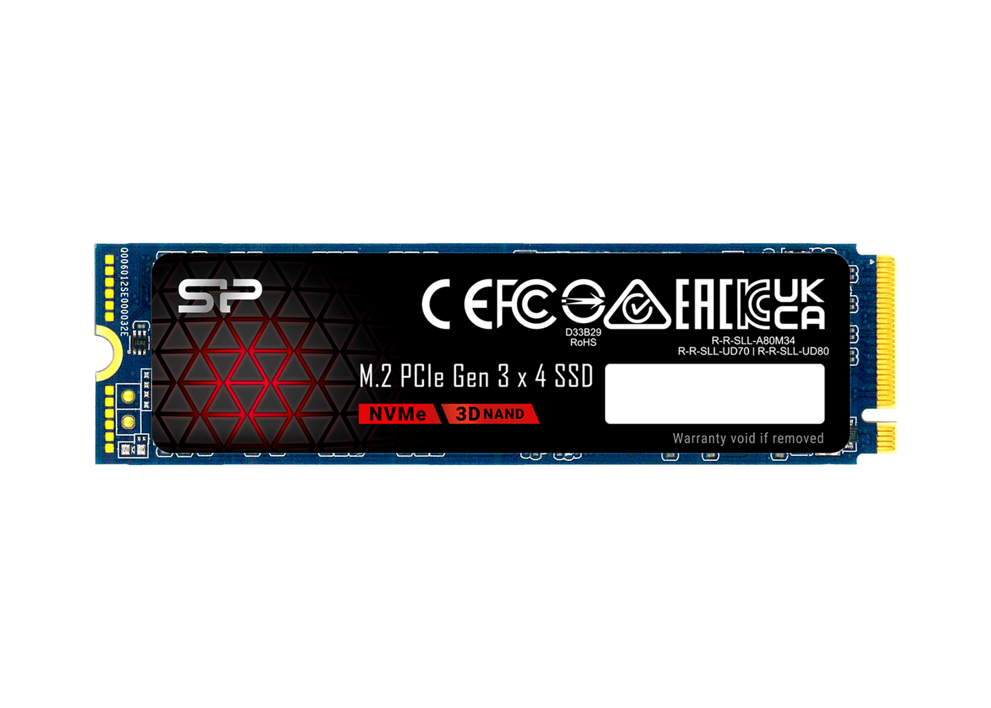 SILICON POWER M.2 2280 PCIE SSD 3X4, 512GB A80