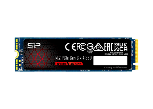 SILICON POWER M.2 2280 PCIE SSD 3X4, 512GB A80