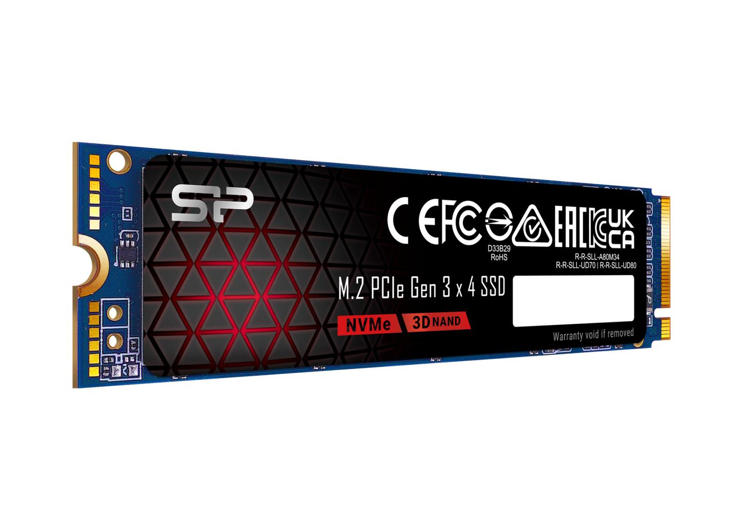 SILICON POWER M.2 2280 PCIE SSD 3X4, 512GB A80