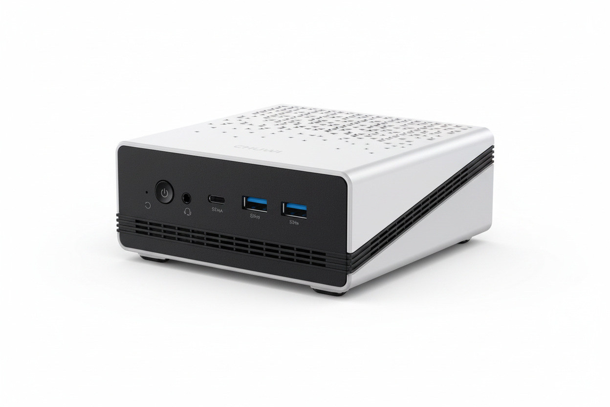 CHUWI UBOX | AMD RYZEN 5 6600H | 16GB GDDR5 (8GB + 8GB) | 512GB SSD M.2 | AMD RADEON 660M | WIFI 6 & BT | MS WIN 11 PRO