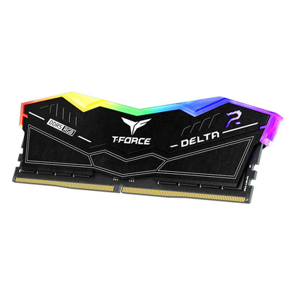 T-FORCE DELTA RGB 16GB 6000 DDR5 BLACK 1 x 16GB | FF4D516G6000HC38G01 | CL38-46-46-76 1.25V | INTEL XMP | AMD EXPO