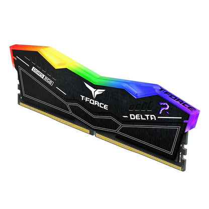 T-FORCE DELTA RGB 16GB 6000 DDR5 BLACK 1 x 16GB | FF4D516G6000HC38G01 | CL38-46-46-76 1.25V | INTEL XMP | AMD EXPO