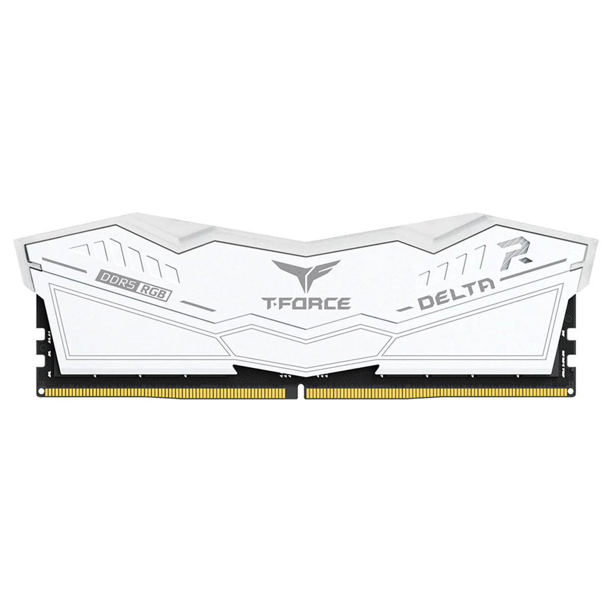 T-FORCE DELTA RGB 16GB 6000 DDR5 WHITE 1 x 16GB | FF4D516G6000HC38G01 | CL38-46-46-76 1.25V | INTEL XMP | AMD EXPO