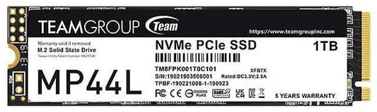 TEAM GROUP HD MP44L 1TB M.2 2280 NVME PCIE 4.0 GEN4