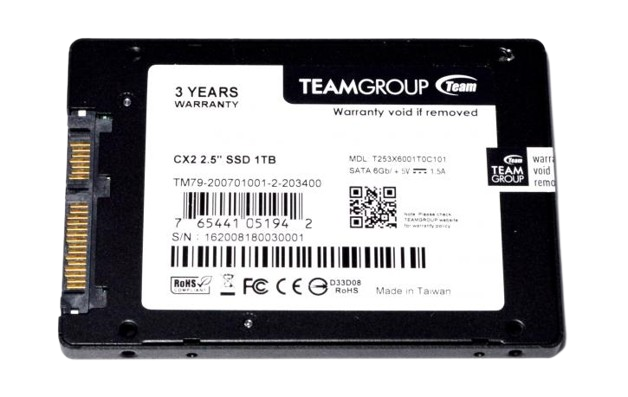 TEAM GROUP CX2 256GB SSD SATA3