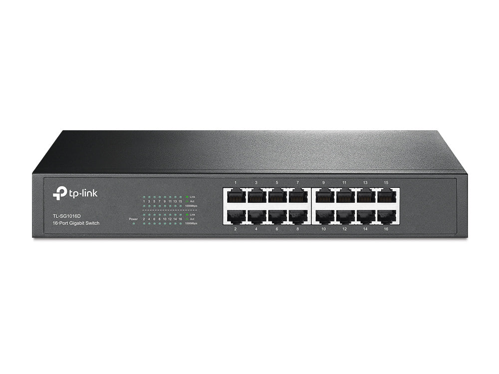 TP LINK 16 PORTS TL-SG1016D GIGABIT SWITCH