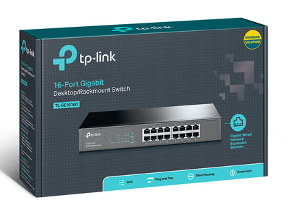 TP LINK 16 PORTS TL-SG1016D GIGABIT SWITCH