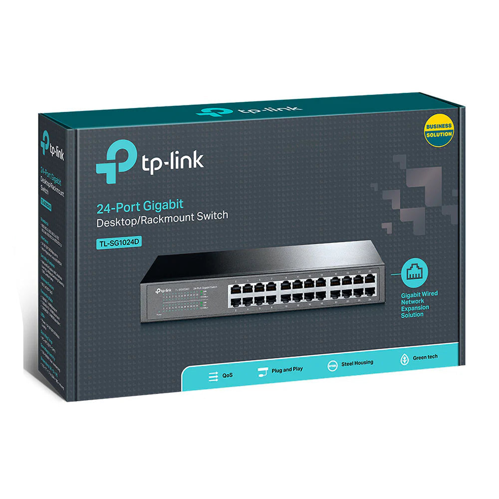 TP LINK 24-PORT TLSG1024D GIGABIT ROUTER