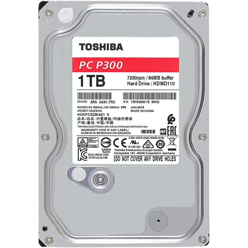 HDD TOSHIBA 1TB /P300